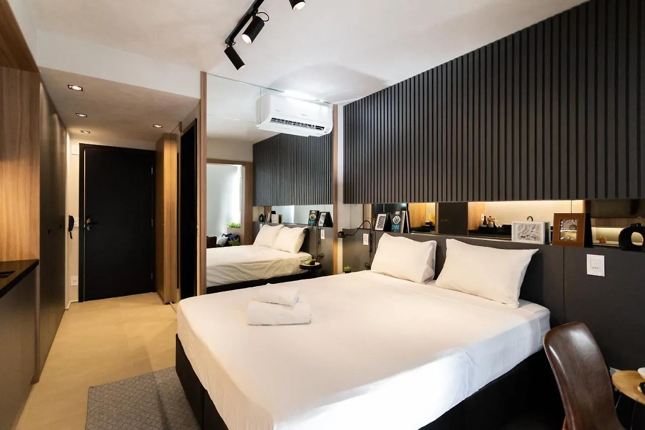 Appartamento Condominio Belint Bela Cintra - Studios Por Temporada San Paolo Brasile