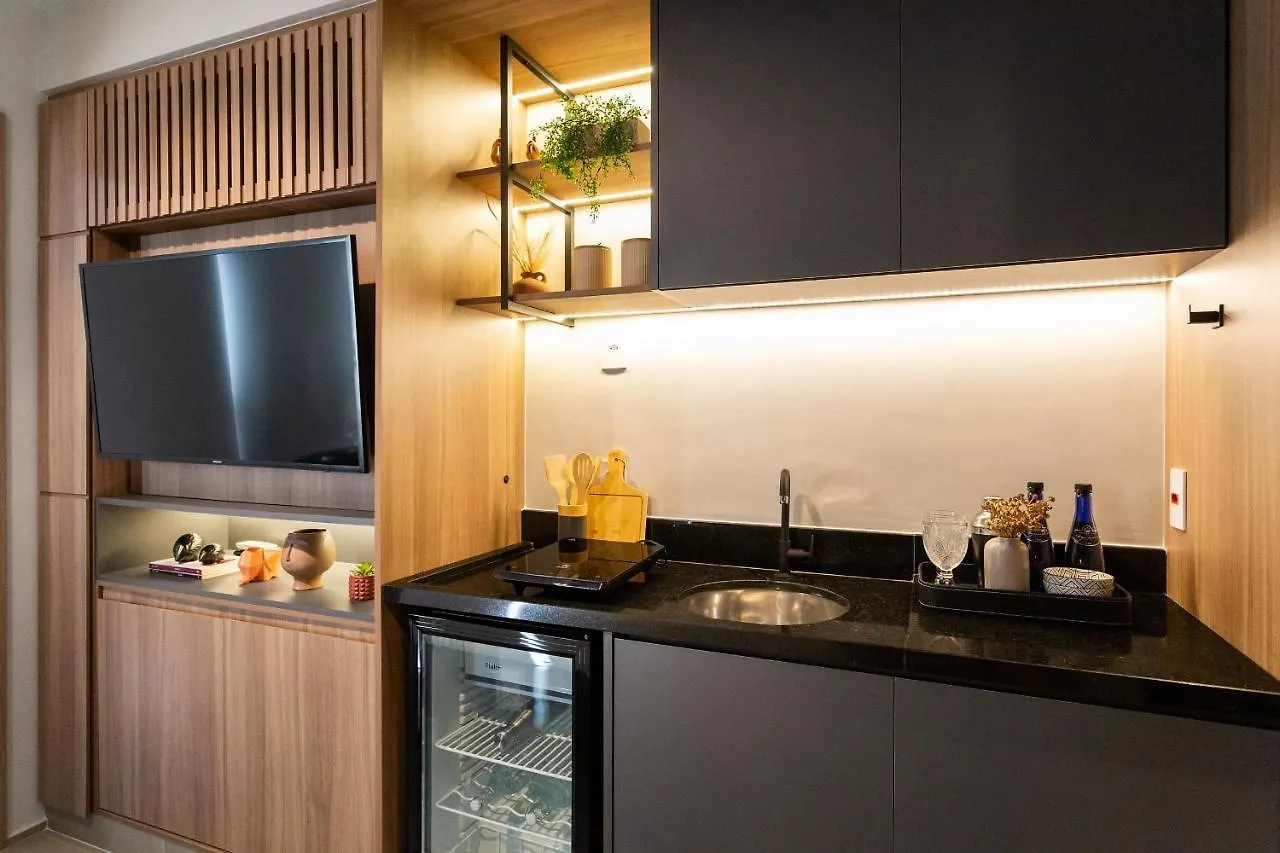 Appartamento Condominio Belint Bela Cintra - Studios Por Temporada San Paolo Brasile