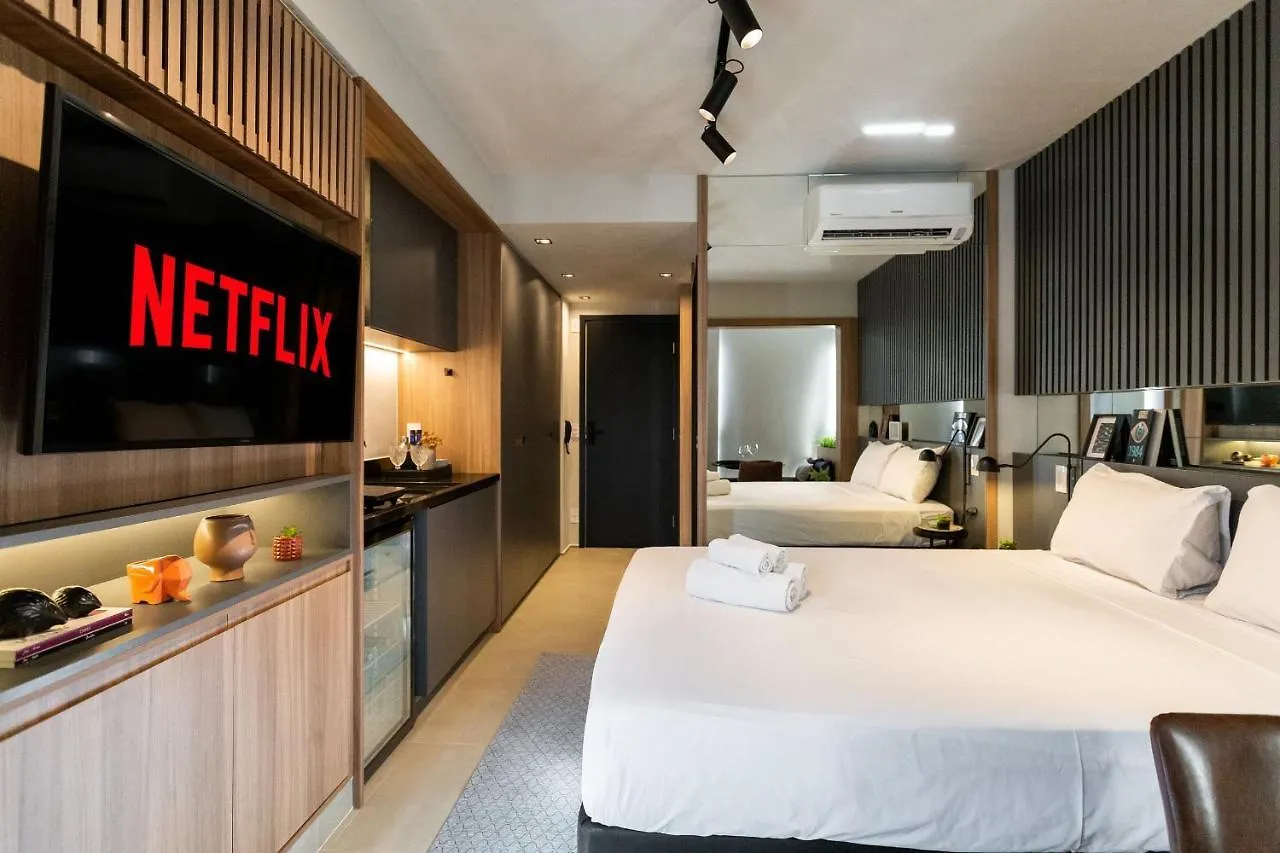 Condominio Belint Bela Cintra - Studios Por Temporada Сан-Пауло 0*,